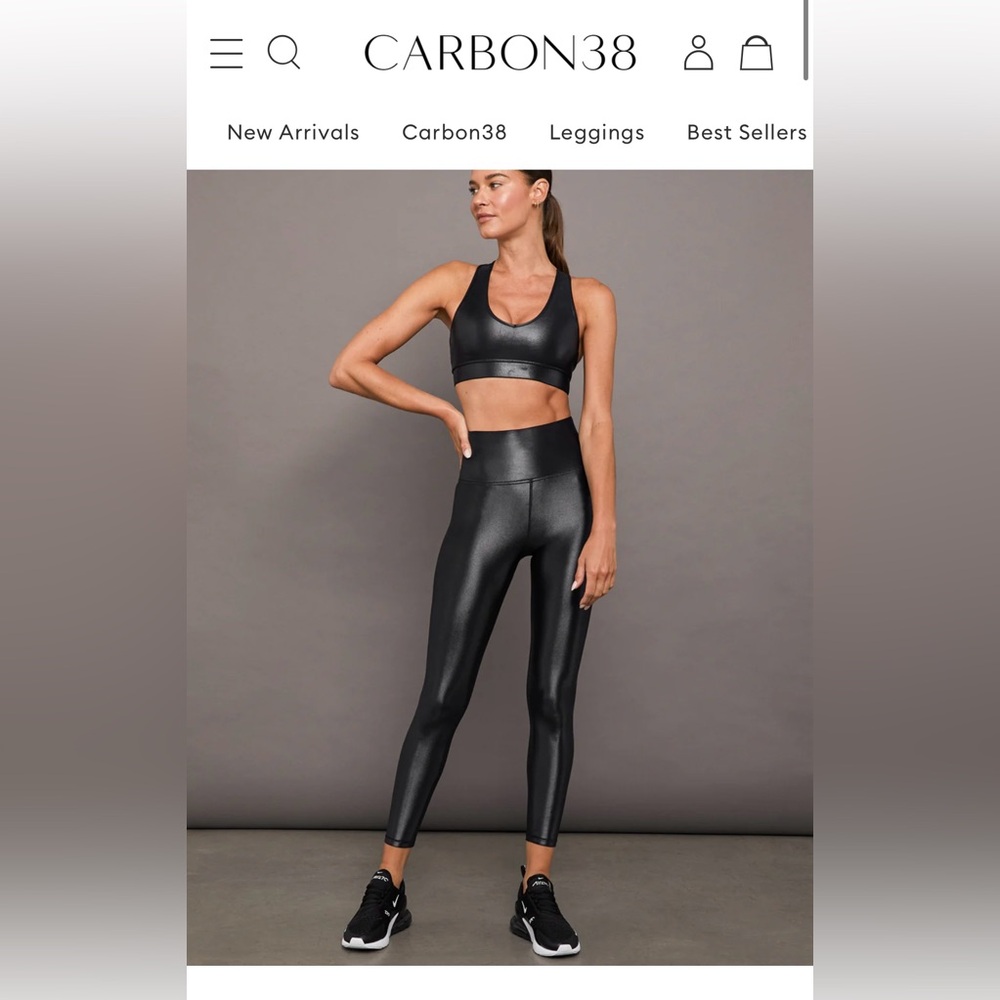 Carbon38 Takara Shine Black Leggings XS